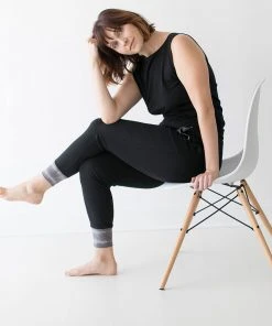 Leena & Lu Best Sellers Pima Jogger - Black