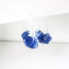 Giulia Letzi + META Jewelry Leona Upcycled Drop Earrings - Deep Blue