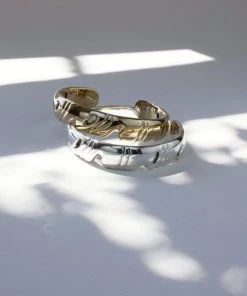 L.Greenwalt Jewelry Abstract Monstera Cuff 16 L.Greenwalt Jewelry Abstract Monstera Cuff