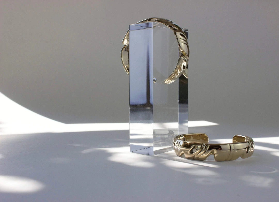 L.Greenwalt Jewelry Abstract Monstera Cuff 7 L.Greenwalt Jewelry Abstract Monstera Cuff