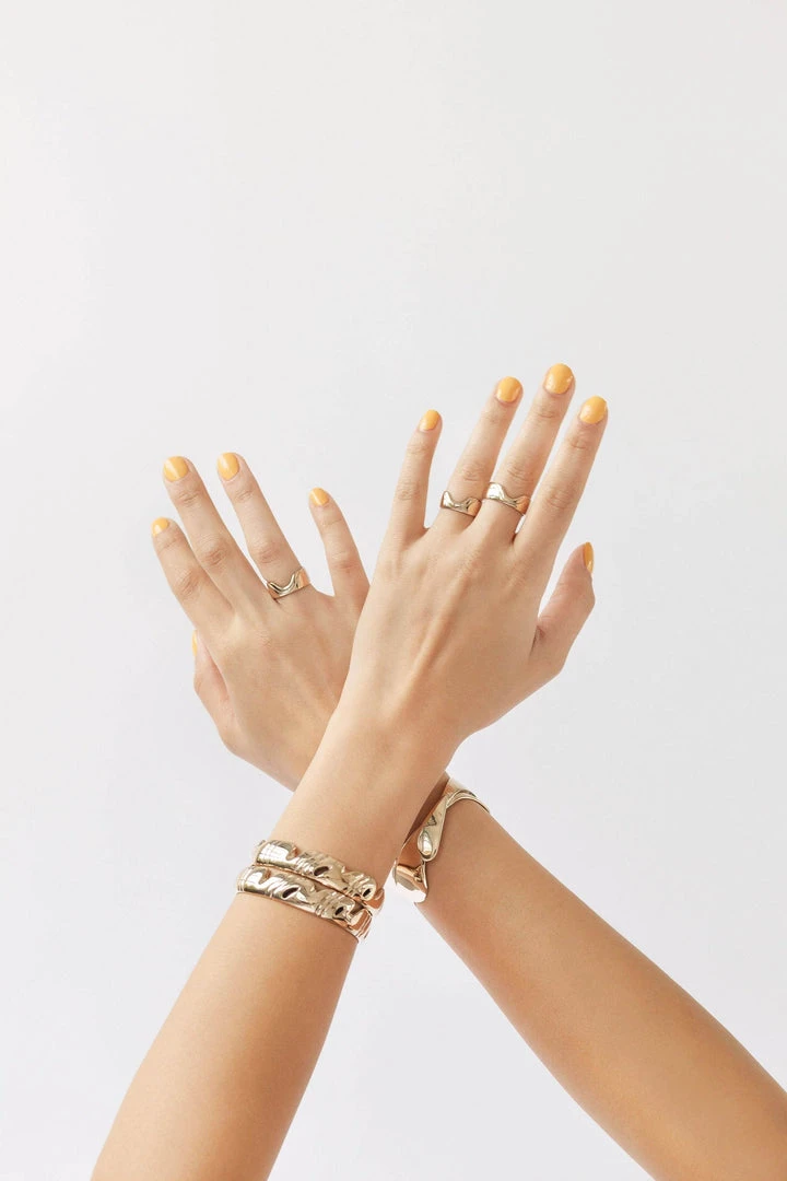 L.Greenwalt Jewelry Abstract Monstera Cuff 2 L.Greenwalt Jewelry Abstract Monstera Cuff