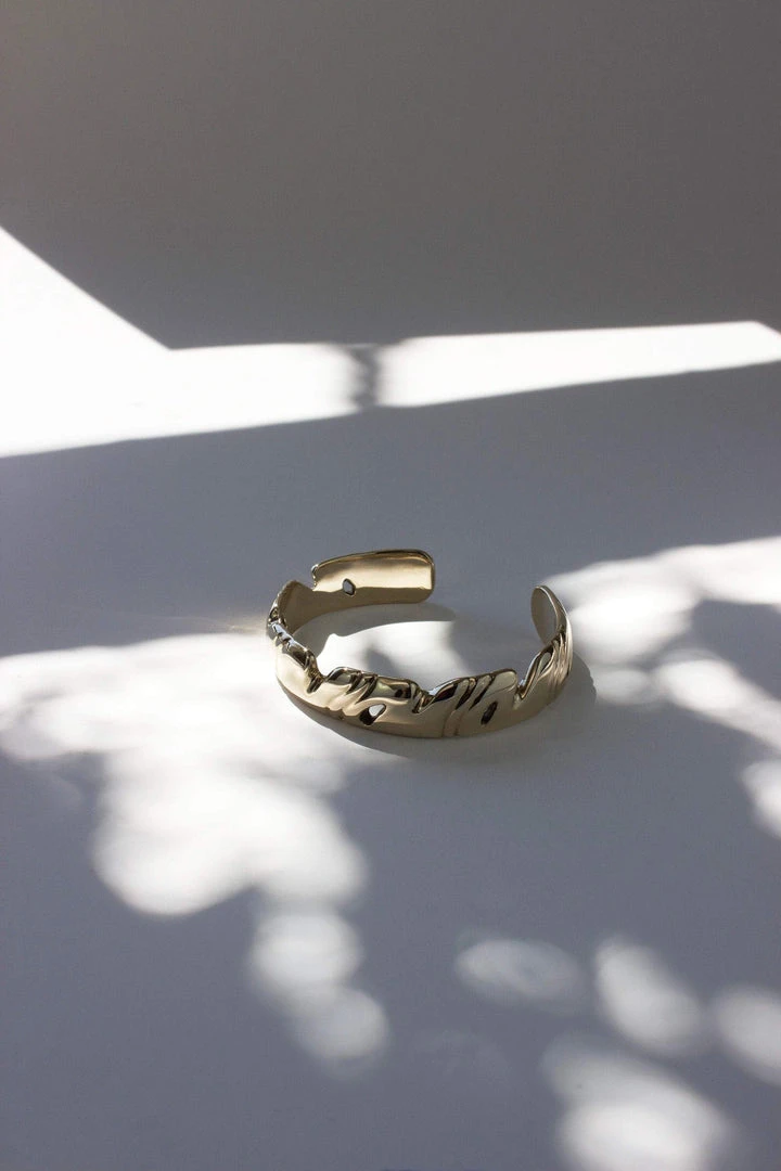 L.Greenwalt Jewelry Abstract Monstera Cuff 6 L.Greenwalt Jewelry Abstract Monstera Cuff