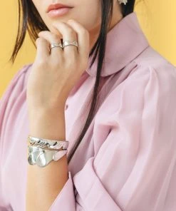 L.Greenwalt Jewelry Abstract Monstera Cuff 12 L.Greenwalt Jewelry Abstract Monstera Cuff