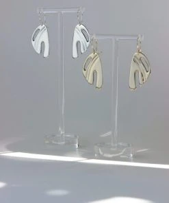 L.Greenwalt Jewelry Abstract Monstera Earrings Special Occasion