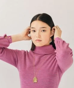 L.Greenwalt Jewelry Abstract Monstera Earrings Special Occasion