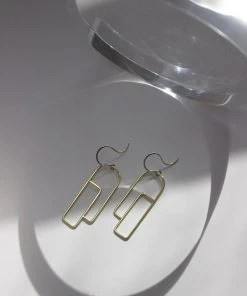 L.Greenwalt Jewelry Streamline Long Profile Earrings 11 L.Greenwalt Jewelry Streamline Long Profile Earrings