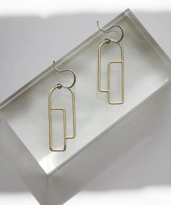 L.Greenwalt Jewelry Streamline Long Profile Earrings 16 L.Greenwalt Jewelry Streamline Long Profile Earrings
