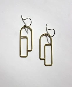 L.Greenwalt Jewelry Streamline Long Profile Earrings 14 L.Greenwalt Jewelry Streamline Long Profile Earrings