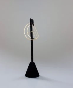 L.Greenwalt Jewelry Streamline Round Profile Earrings