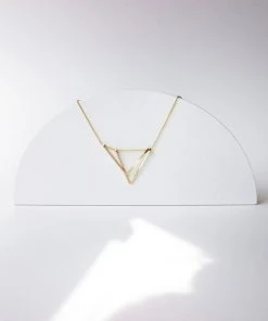 L.Greenwalt Jewelry Acute Triangle Necklace