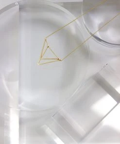 L.Greenwalt Jewelry Acute Triangle Necklace