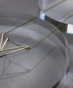 L.Greenwalt Jewelry Acute Triangle Necklace