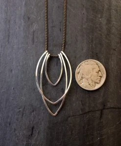 L.Greenwalt Jewelry Flame Necklace - Small