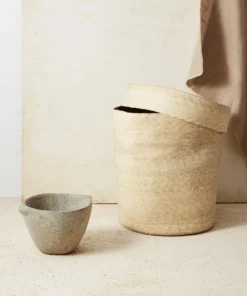 Minna Lidded Palm Basket 4 Minna Lidded Palm Basket