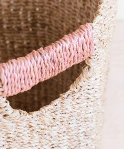 LIKHÂ Octagon Basket With Colorful Handles