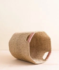 LIKHÂ Octagon Basket With Colorful Handles