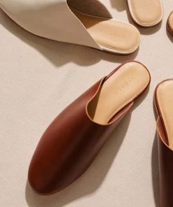 Nisolo Lima Slip On Mule - Brandy