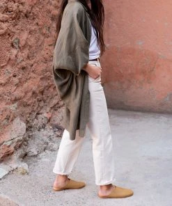 Nisolo Lima Slip On Mule -Sand