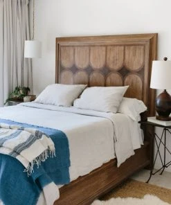 Creative Women Home Goods Natural Chambray Linen Duvet Cover Set