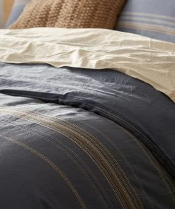 Coyuchi Home Goods Lobos Duvet Cover - Azure / Indigo 10 Coyuchi Home Goods Lobos Duvet Cover - Azure / Indigo