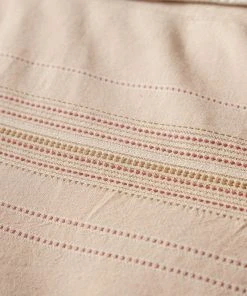 Coyuchi Lobos Duvet Cover - Cork / Rosehip