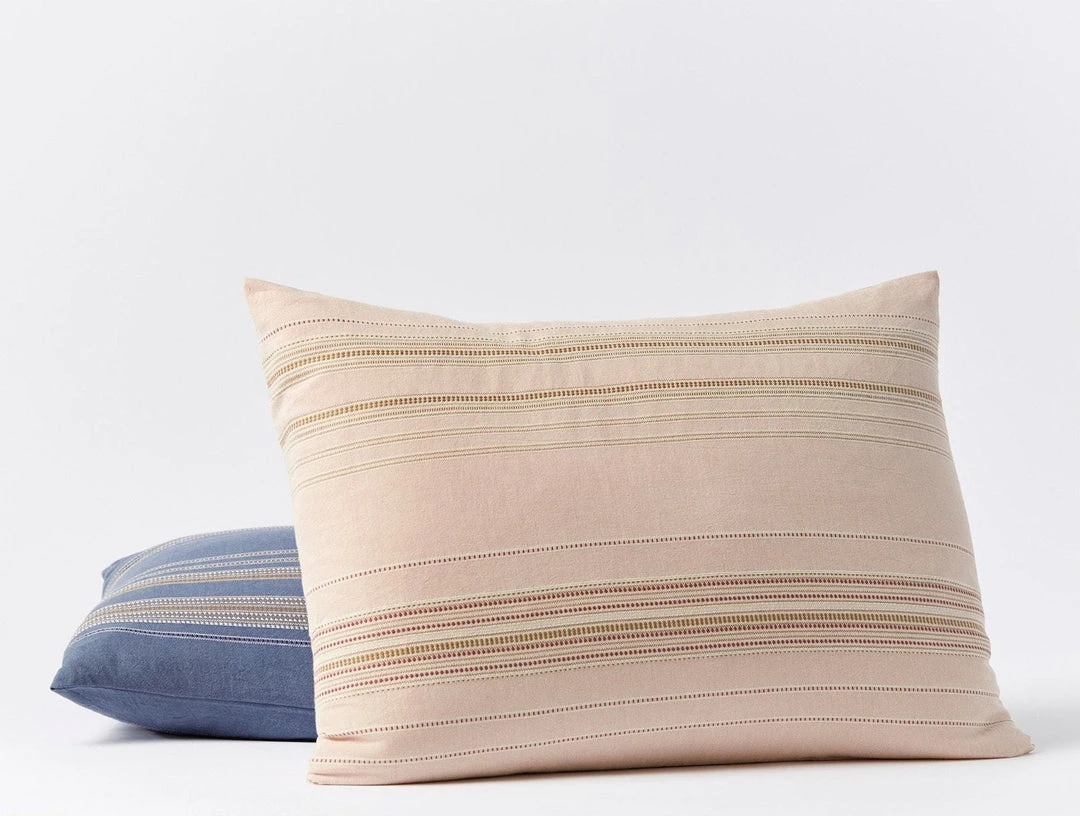 Coyuchi Home Goods Lobos Sham - Cork / Rosehip 2 Coyuchi Home Goods Lobos Sham - Cork / Rosehip