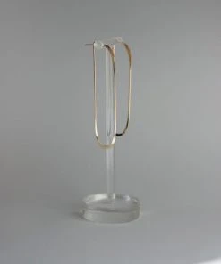 L.Greenwalt Jewelry Best Sellers Long Oval Hoop Earrings