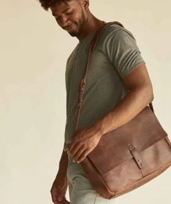 Nisolo Loreto Messenger Bag - Chestnut Accessories