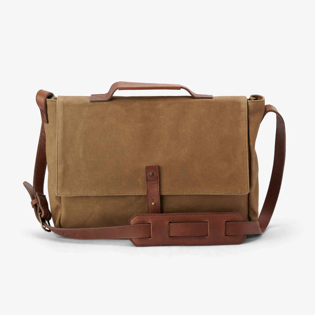 Nisolo Loreto Messenger Bag - Waxed Canvas Nisolo Loreto Messenger Bag - Waxed Canvas