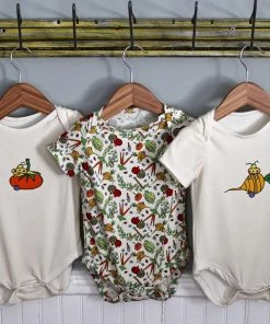 Lucky Bug Clothing Baby's Essential Bamboo Veggie Garden Onesie Kids' + Baby