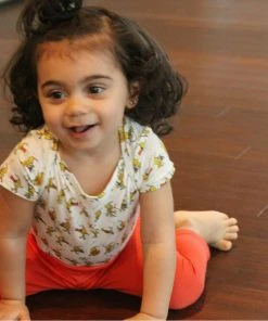 Lucky Bug Clothing Kids' + Baby Kids' Essential Bamboo Stretch Tomato Leggings