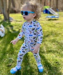 Lucky Bug Clothing Best Sellers Baby's Everyday Bamboo Long Sleeve Playsuit