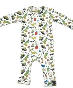 Lucky Bug Clothing Best Sellers Baby's Everyday Bamboo Long Sleeve Playsuit