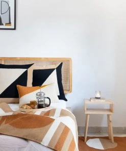 Leah Singh Luna Circle Wool Rug - Ochre Home Goods