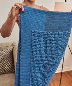 Studio Variously Macaroon Merino Wool Throw Blanket - Midnight Home Goods