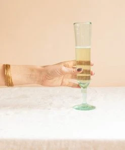 Magda Made Best Sellers Recycled Glass Champagne Flutes