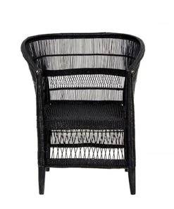 Mbare Furniture Malawi Cane Chair - Black