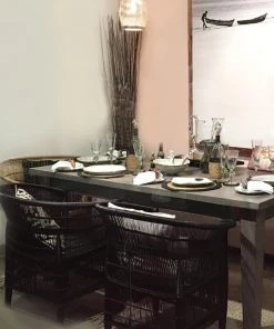 Mbare Furniture Malawi Cane Chair - Black