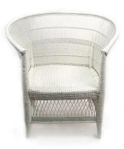 Mbare Furniture Malawi Cane Chair - White