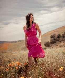 Valani Malina Tencel Top - Lilac Rose Clothing