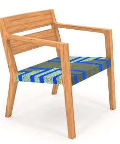 Masaya & Co. Handcrafted Managua Arm Chair - Emerald Coast