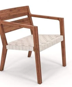 Masaya & Co. Handcrafted Managua Leather Arm Chair