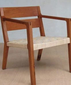 Masaya & Co. Handcrafted Managua Leather Arm Chair
