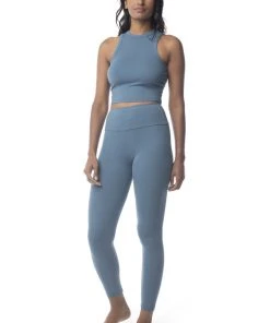 Synergy Organic Clothing Manipura Legging - Teal