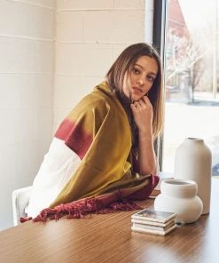 Studio Variously Marigold Merino Blanket Home Goods