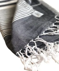 Hilana: Upcycled Cotton Home Goods Martinica Upcycled Turkish Towel