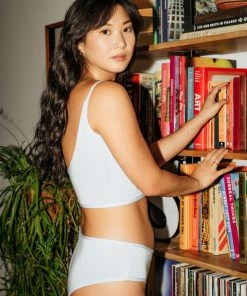 Mary Young Moana Bamboo Hip Bikini Underwear - Sky Blue Underwear + Bras