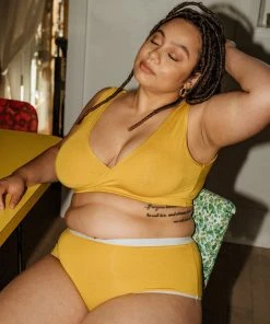 Mary Young Underwear + Bras Sora Bamboo Bra - Citrine