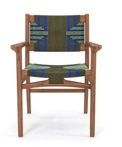 Masaya & Co. Chontales Arm Chair - Emerald Coast Pattern Furniture