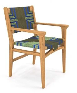Masaya & Co. Chontales Arm Chair - Emerald Coast Pattern Furniture